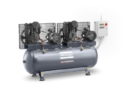 Automan AT系列 油润滑、铸铁活塞式空压机,4-11 kW / 5.5-10 hp